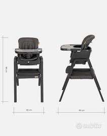 Seggiolone evolutivo Nova Tutti Bambini mesi 6-36+