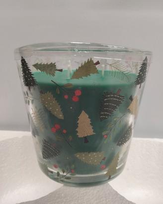  grande candela + tovaglia natalizia 