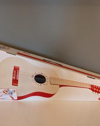 Chitarra in legno Hape "Vibrant Red" per bambini 