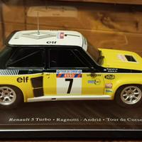 Modello Renault 5 rally scala 1:24