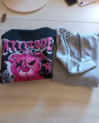 coppia felpe taglia M