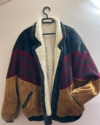 Giacca unisex XL - vera lana- stile vintage-
molto