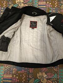 Giacca moto con imbottitura da protezione