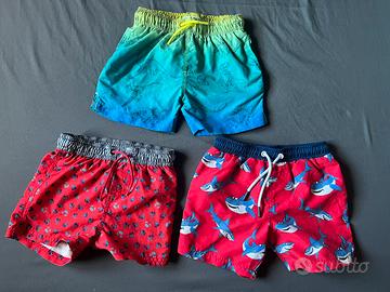 3 costumi da bagno bambino 2-3 anni, 98 cm