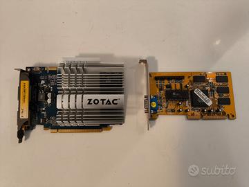 Schede Video Vintage AGP e PCIex