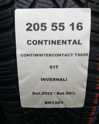 2 GOMME 205 55 16 CONTINENTAL BR1363