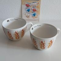 Tazze Mulino Bianco - Set 2 pz - Spiga di Grano