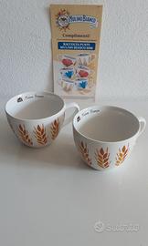 Tazze Mulino Bianco - Set 2 pz - Spiga di Grano