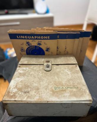 Corso LINGUAPHONE - Set Dischi 78 giri +Valigetta