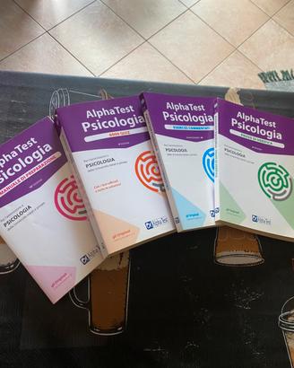 Collana di libri Alpha Test per Psicologia