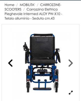 carrozzine elettrica Disabili