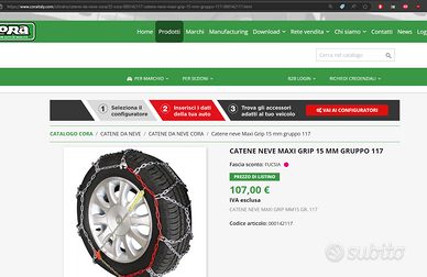 CATENE DA NEVE per auto suv furgone 50 €