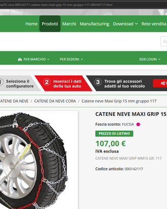 CATENE DA NEVE per auto suv furgone 50 €