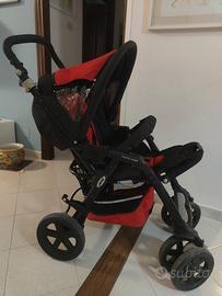passeggino jane nomad rosso quattro ruote