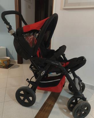 passeggino jane nomad rosso quattro ruote