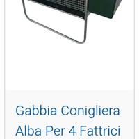 Conigliera Gabbia Esterno 