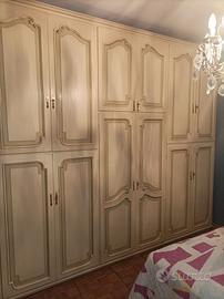 camera da letto in legno massello 