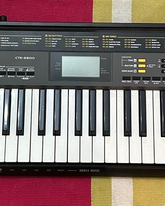 Tastiera Casio CTK-2500 + Alimentatore Originale