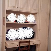 Armadio a ponte con scrittoio