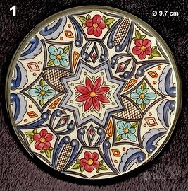 Piatti decorativi fantasie floreali da appendere