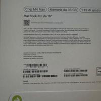 Macbook pro 16 m4 max silver