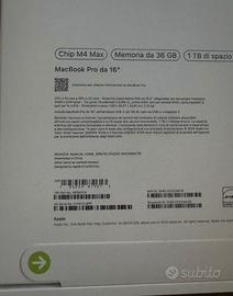 Macbook pro 16 m4 max silver