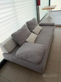 Divano moderno grigio Edson Ricci Casa 235 cm
