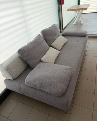 Divano moderno grigio Edson Ricci Casa 235 cm