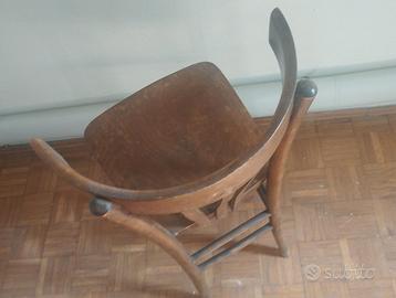 SEDIE VINTAGE SCHIENALE CURVO VENETE