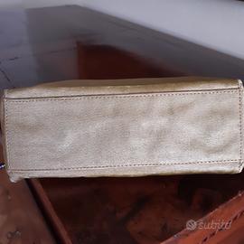 Borsa Sissi Rossi Redwall pochette oro