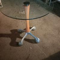 TAVOLO LEGNO E VETRO