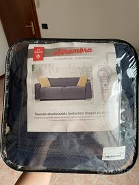 Copridivano due posti blu