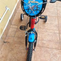 Bici spiderman 16 pollici