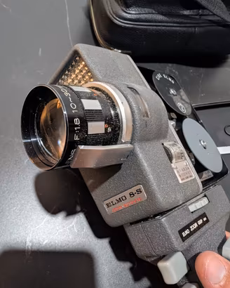 Cinepresa Vintage Elmo 8-S 8mm Funzionante