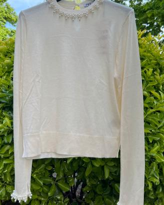 Maglioncino da donna color panna ZARA