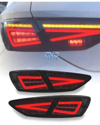 FANALI SEAT LEON 3 5F 12-20 DINAMICI LED NERI OEM 
