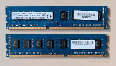 Due Banchi RAM 4GB 2Rx8 PC3 x 2