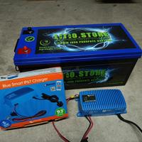 Batteria Litio 100 ampere 24 Volt con Victron