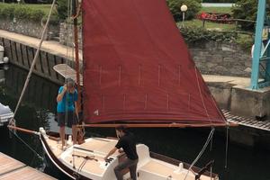 barca a vela aurica , doppia deriva retrattile