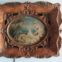 Quadro devozionale vintage nativita'