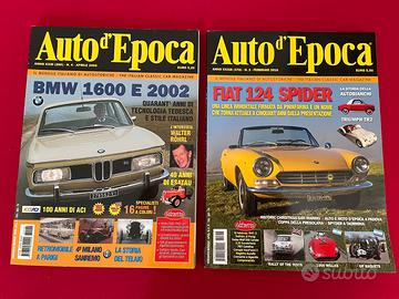 2 riviste Auto d’Epoca