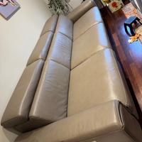 Divano 5 posti in pelle di alta qualità