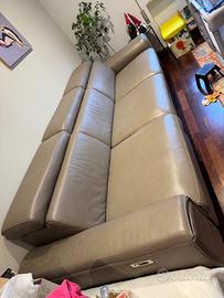 Divano 5 posti in pelle di alta qualità