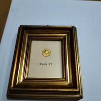 Quadretto Paolo VI effigie oro