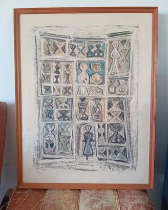 Quadro Massimo Campigli "La Cattedrale"