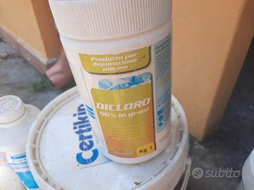 Dicloro per il trattamento delle piscine