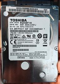 Hard disk Toshiba 1 TB da 2.5"