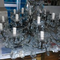 Lampadario di Cristallo 12 lumi.
