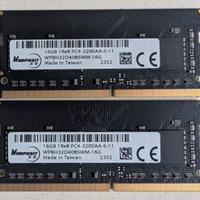 2PZ(tot 32GB) WPBH32D408SWM-16G 16GB 260Pin SO-DIM