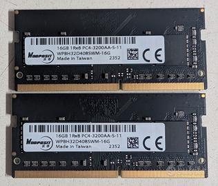 2PZ(tot 32GB) WPBH32D408SWM-16G 16GB 260Pin SO-DIM